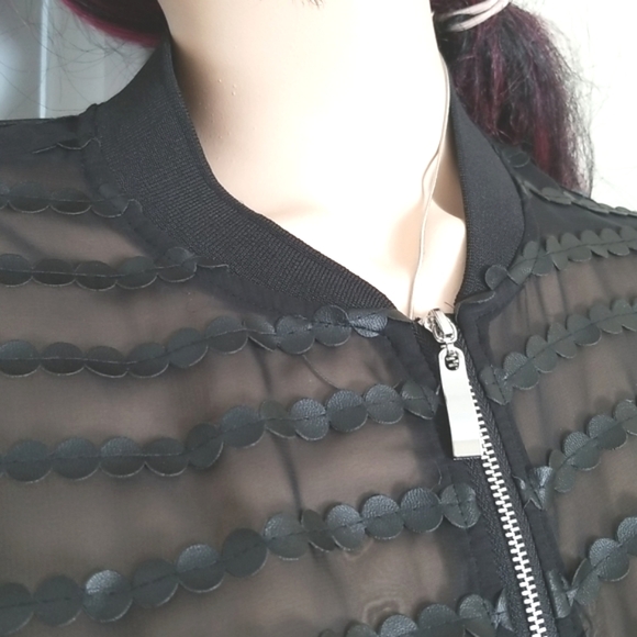 Melanie Lyne faux Leather trim jacket - Picture 8 of 11